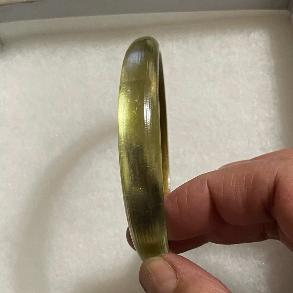 Alexis Bittar beautiful light green  lucite bracelet
